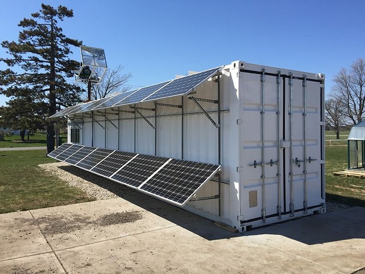 中试规模的废水处理研究系统将有太阳能热装置，就像密歇根州立大学厌氧消化研究bob体育登录和教育中心的那些装置一样。