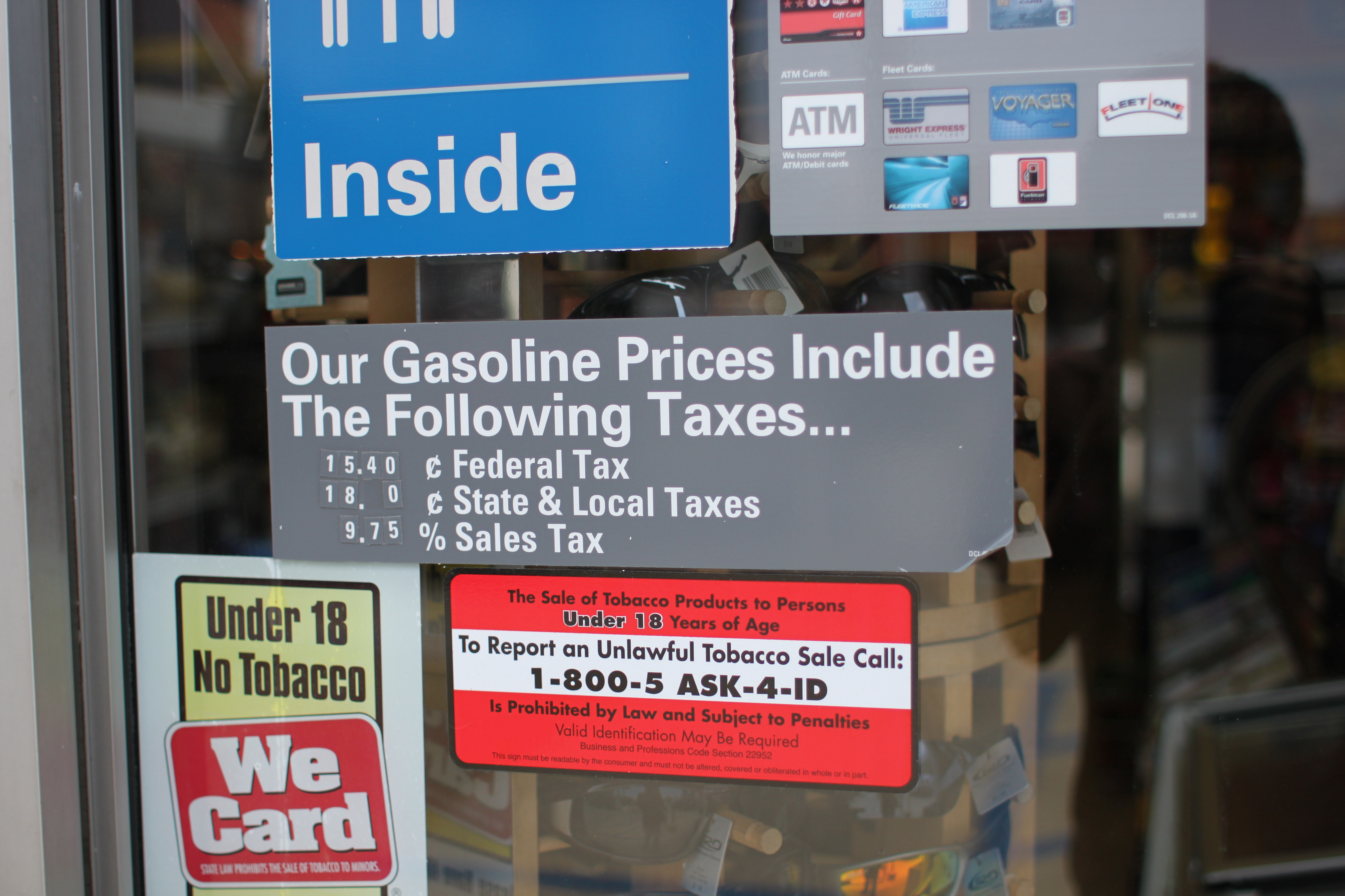 我们的汽油价格包括以下税目
